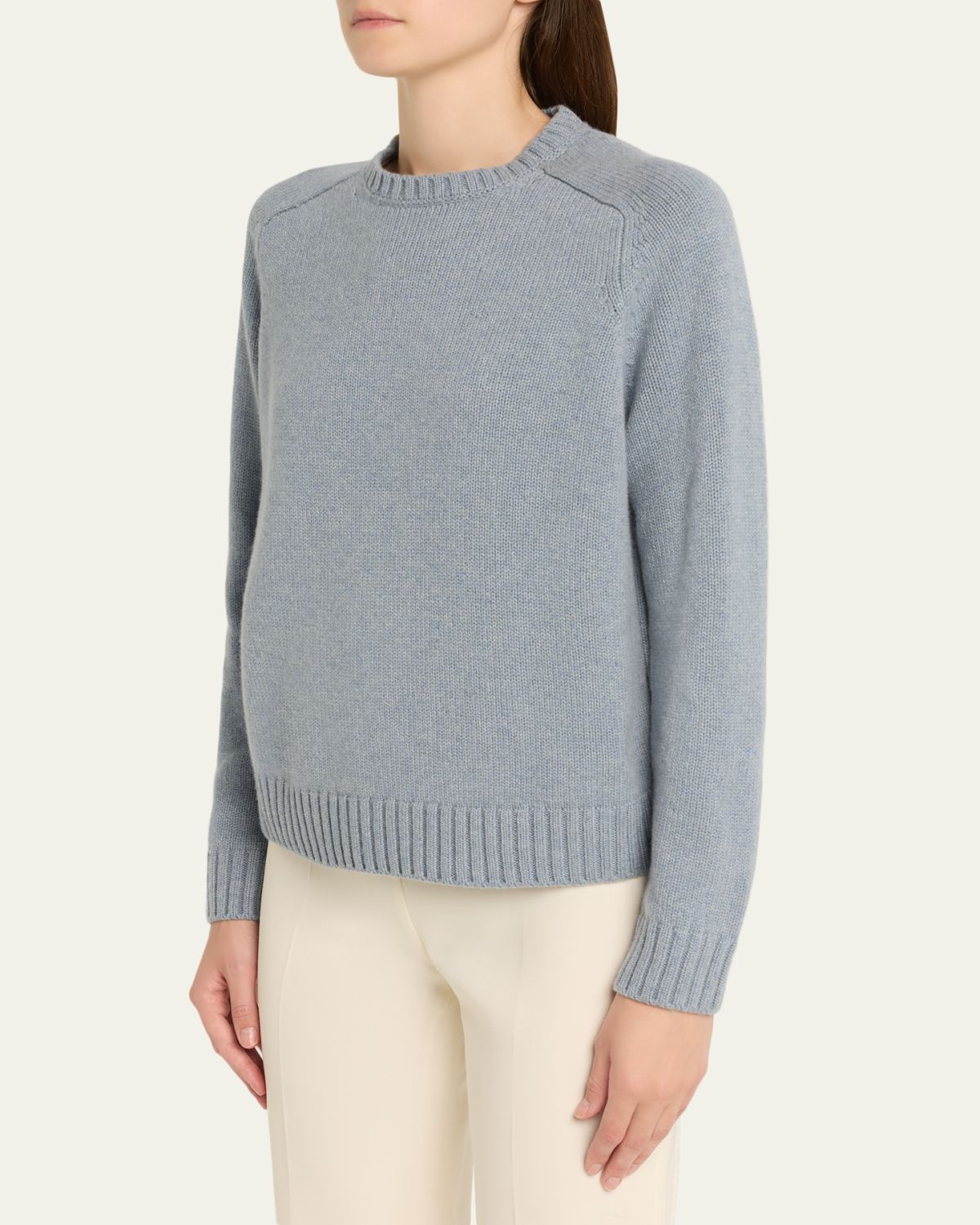 Loro Piana Neo Parksville Cashmere Crewneck Sweater | Thumbnail 4 Loro Piana Neo Parksville Cashmere Crewneck Sweater | Thumbnail 4