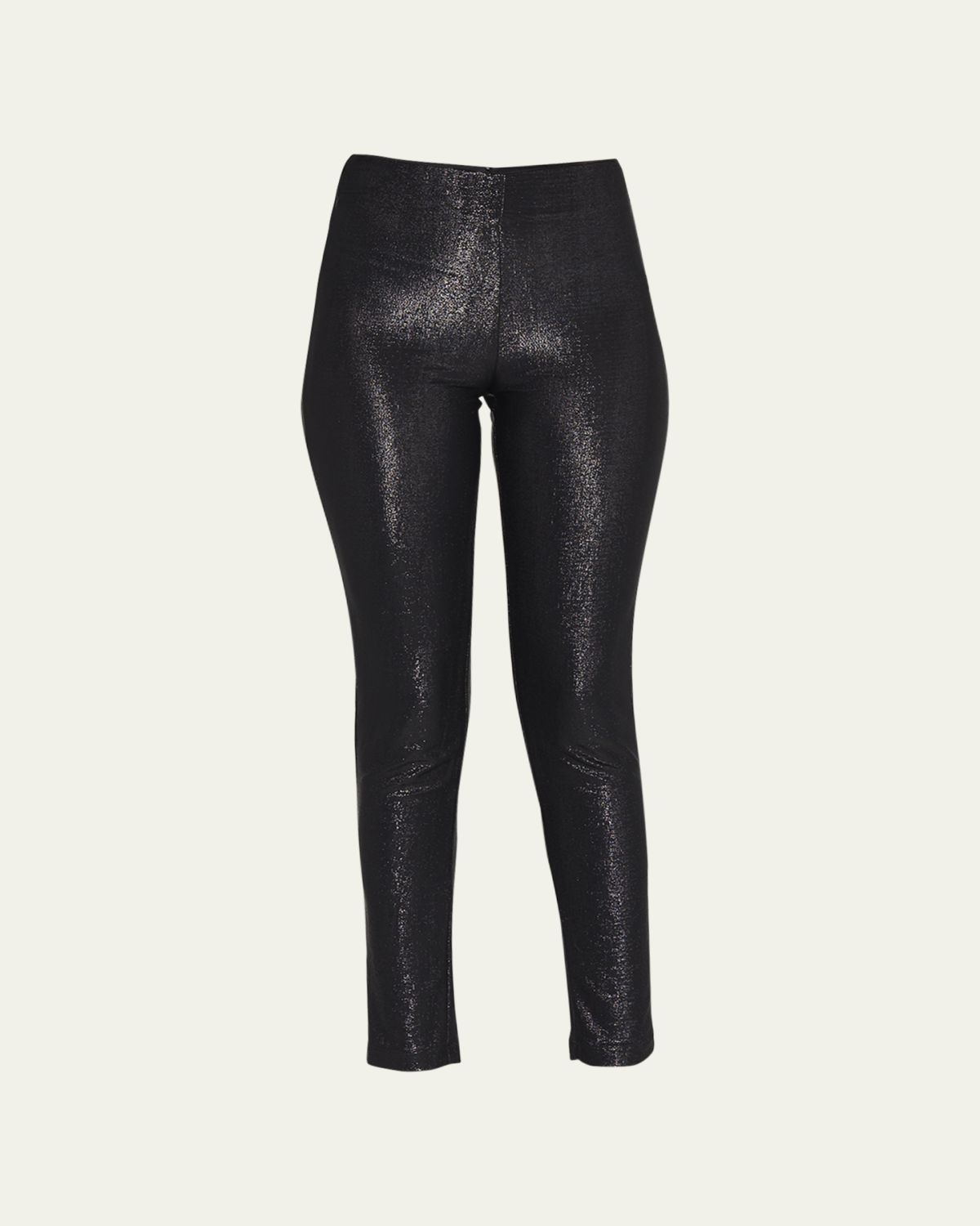 Giorgio Armani Metallic Sparkle Skinny-Leg Ankle Pants