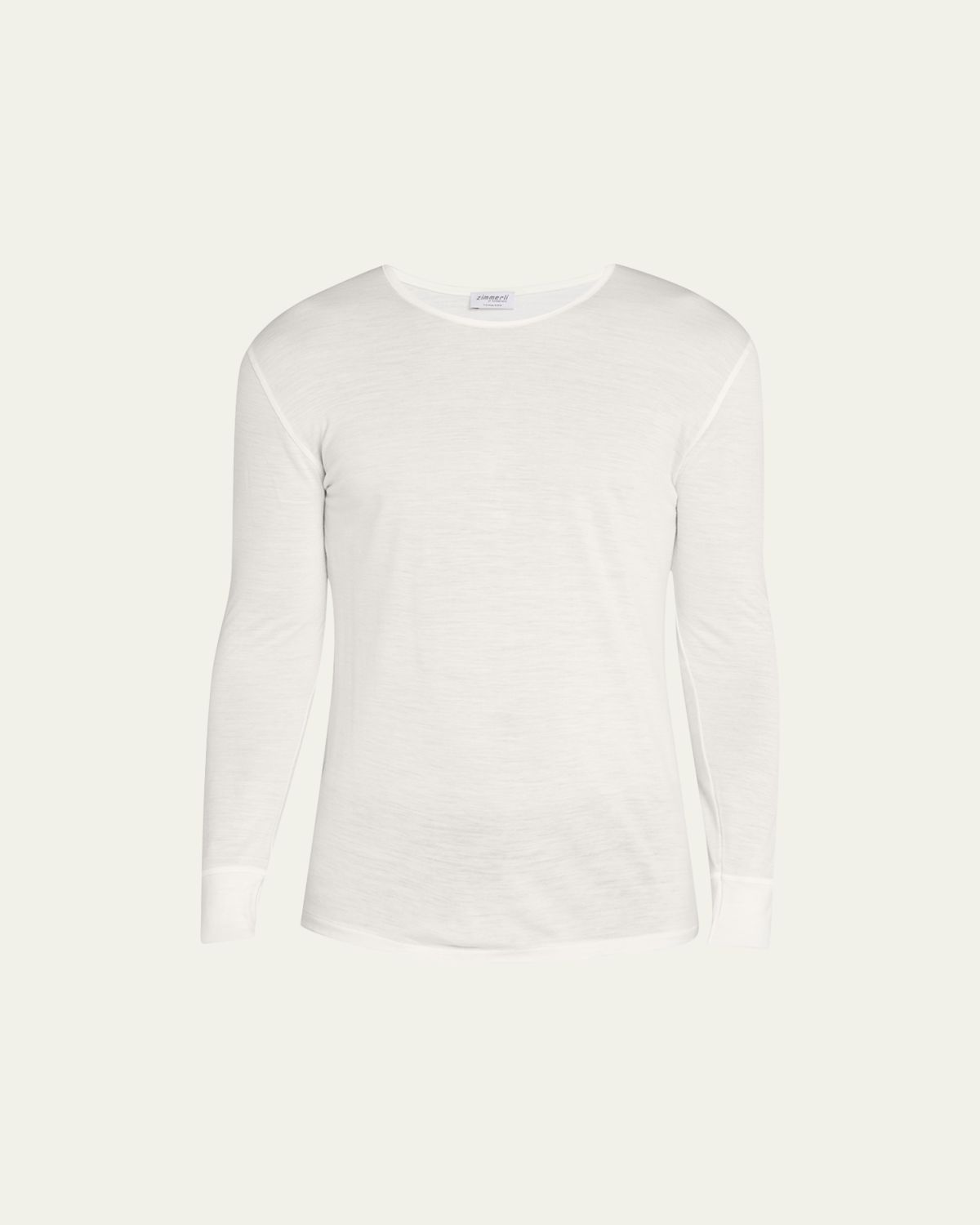 Zimmerli Men's Wool-Silk Crewneck T-Shirt