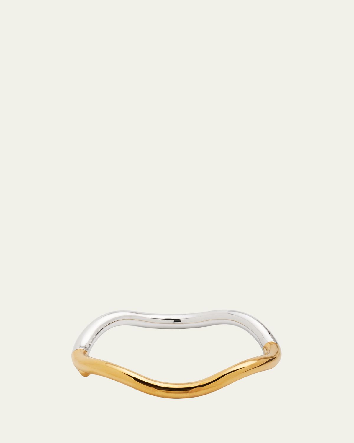 Charlotte Chesnais Wave Bracelet Two-Tone