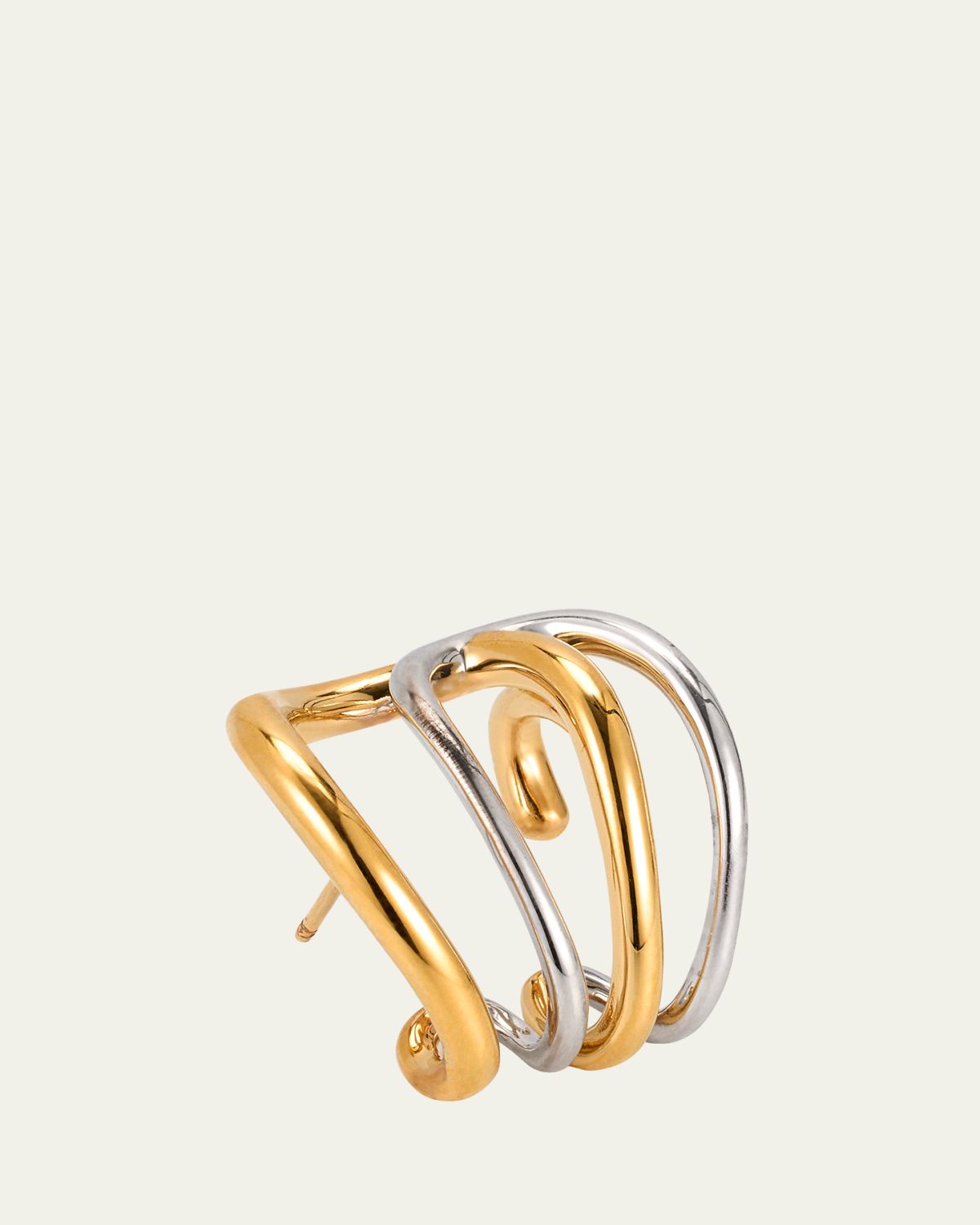 Charlotte Chesnais Daisy Earring Two-Tone, Single