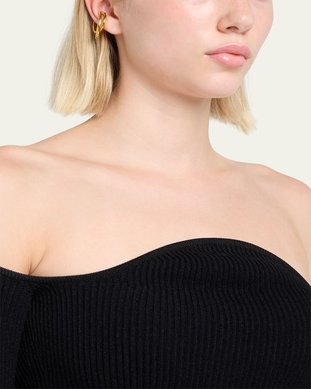 Charlotte Chesnais Initial Cuff Vermeil