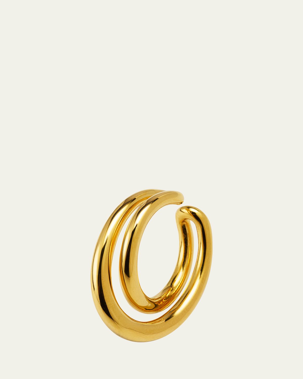 Charlotte Chesnais Initial Cuff Vermeil