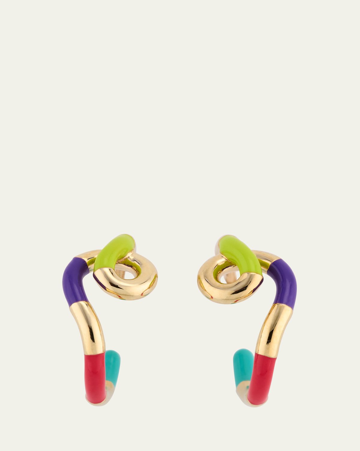 Bea Bongiasca Multi Frequency Hoop Earrings