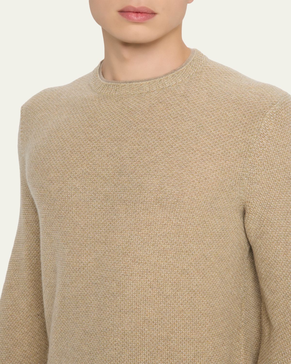 Loro Piana Men's Cashmere Girocollo City Crewneck Sweater | Thumbnail 17 Loro Piana Men's Cashmere Girocollo City Crewneck Sweater | Thumbnail 17