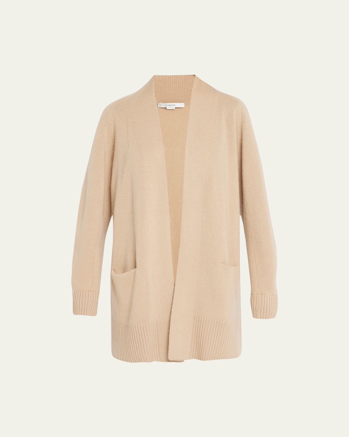 Vince Cashmere Shawl-Collar Open-Front Cardigan | Thumbnail 5