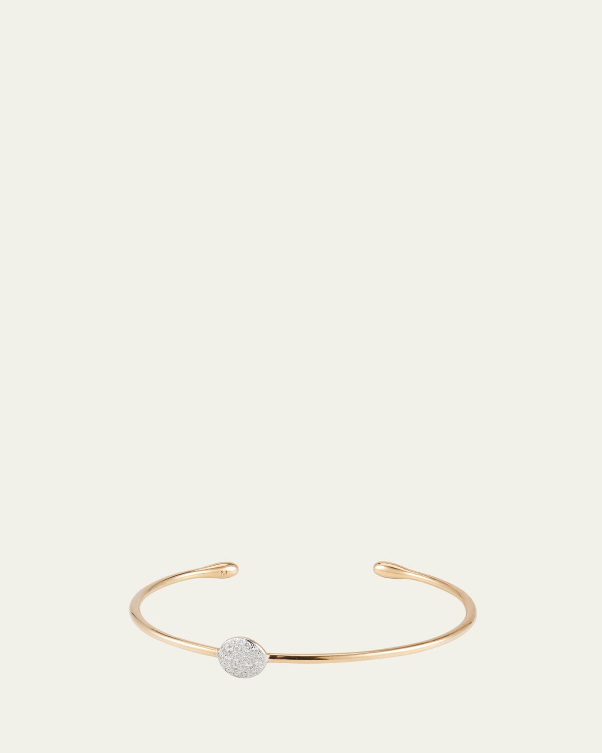 Pomellato Sabbia White Diamond Station Bracelet in 18K Rose Gold