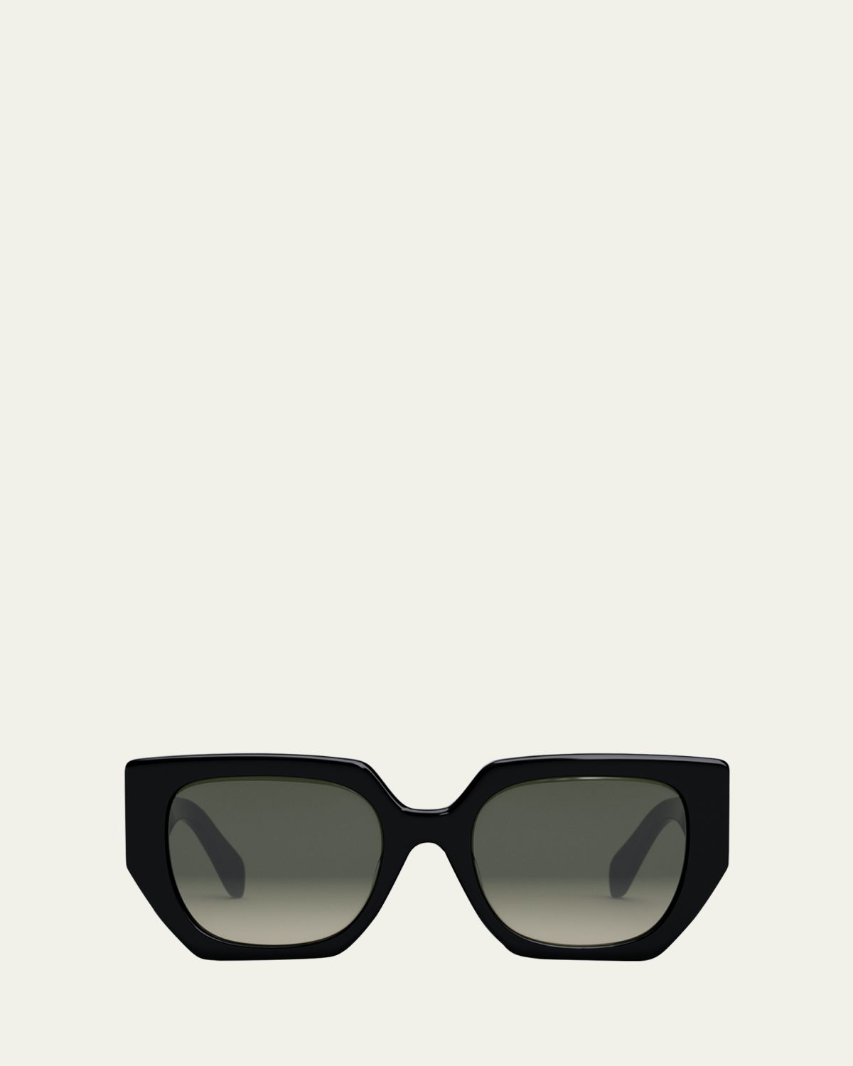 Celine Triomphe Logo Acetate Butterfly Sunglasses