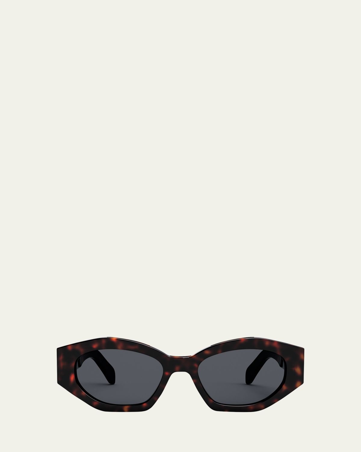 Celine Triomphe Logo Acetate Cat-Eye Sunglasses