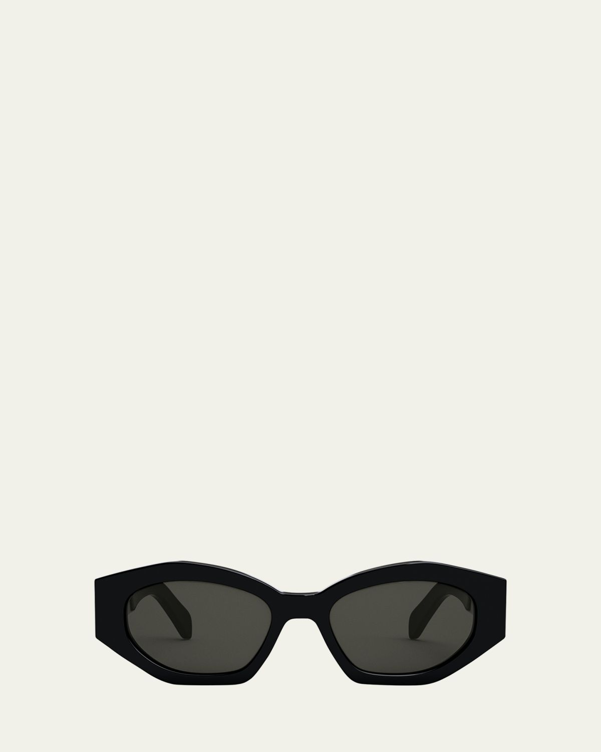 Celine Triomphe Logo Acetate Cat-Eye Sunglasses