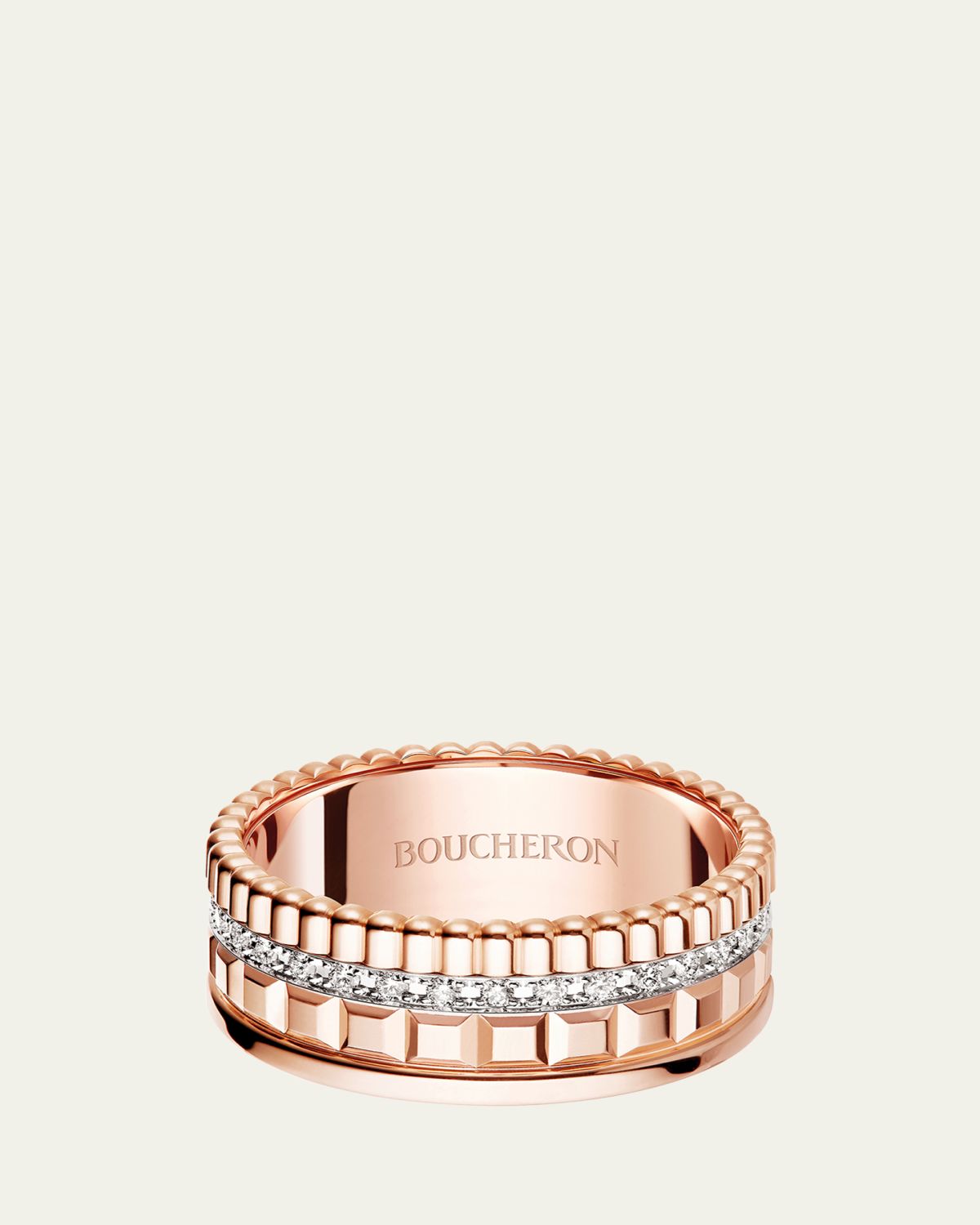Boucheron Quatre Radiant Edition Small Ring with Diamonds