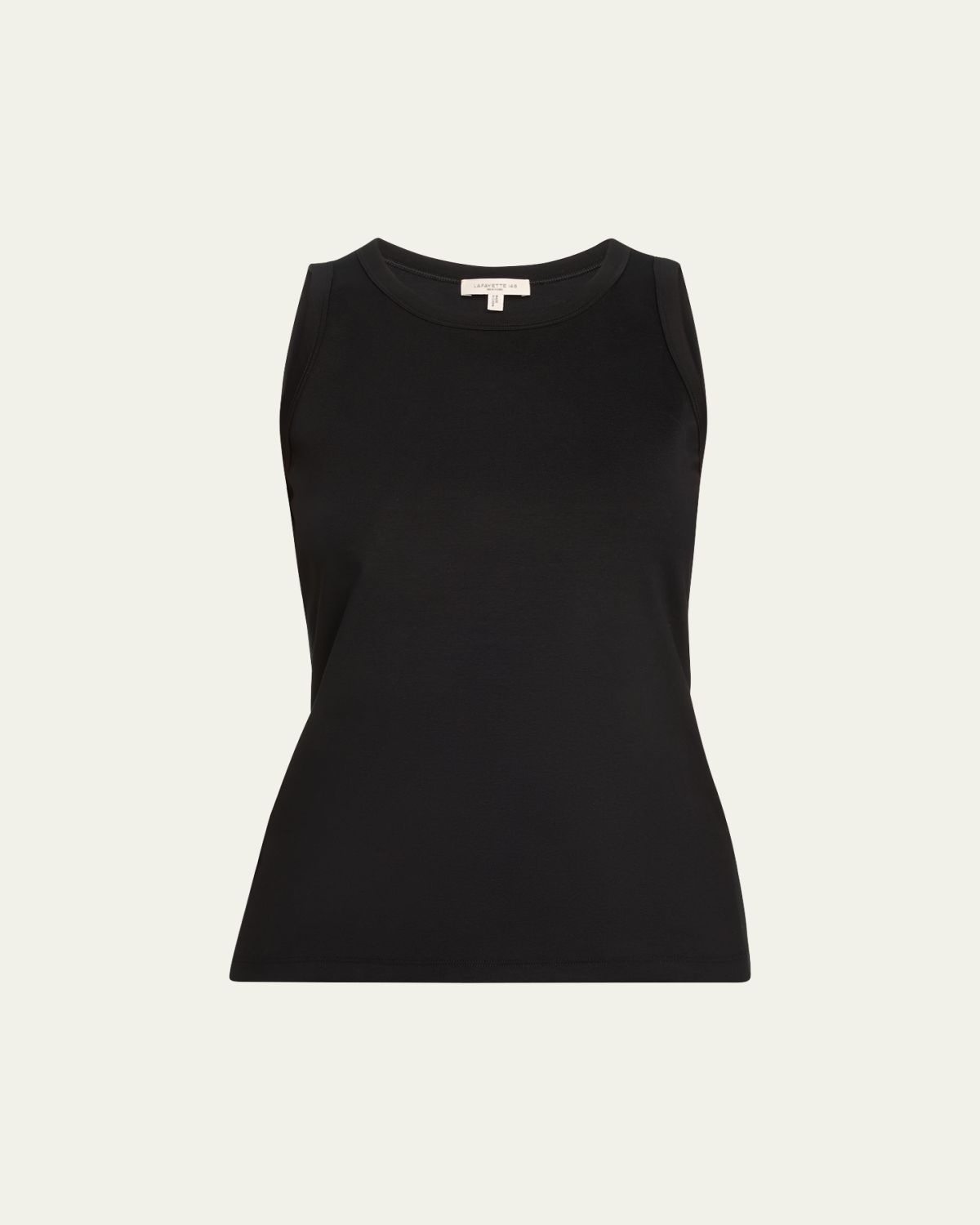 Lafayette 148 New York Swiss Cotton Rib Racerback Tank