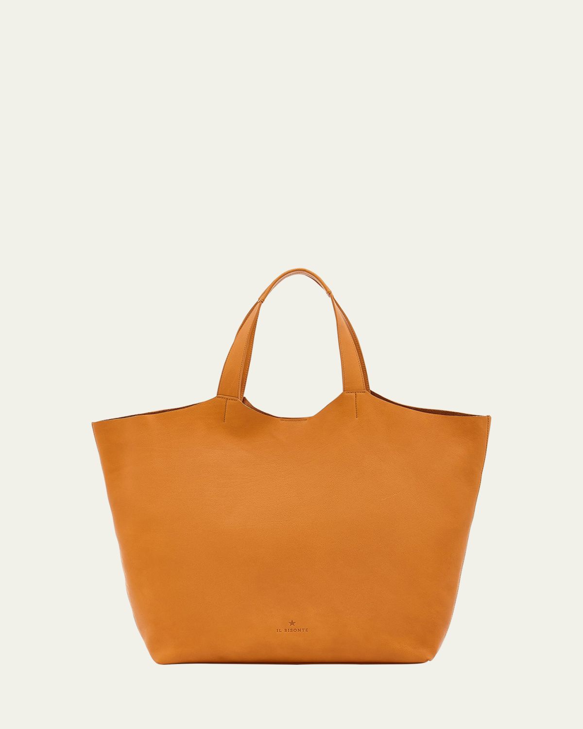 Il Bisonte Le Laudi Leather Tote Bag