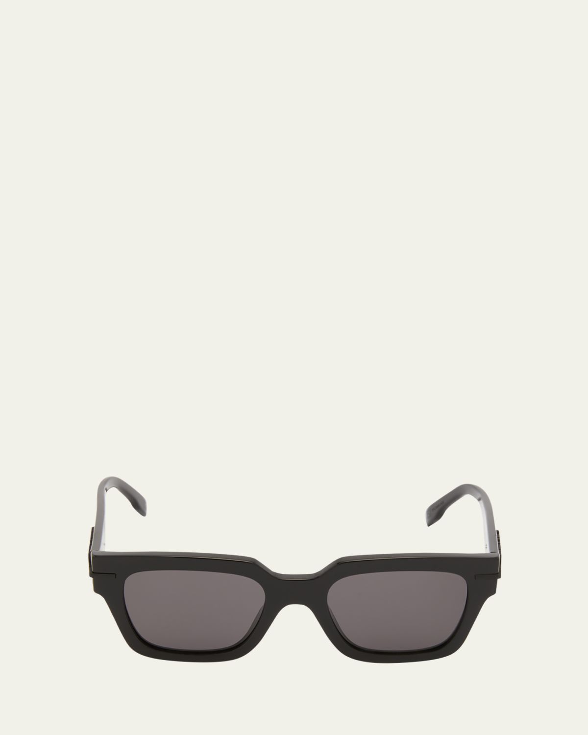 Fendi Men's Tonal Logo Acetate Square Sunglasses