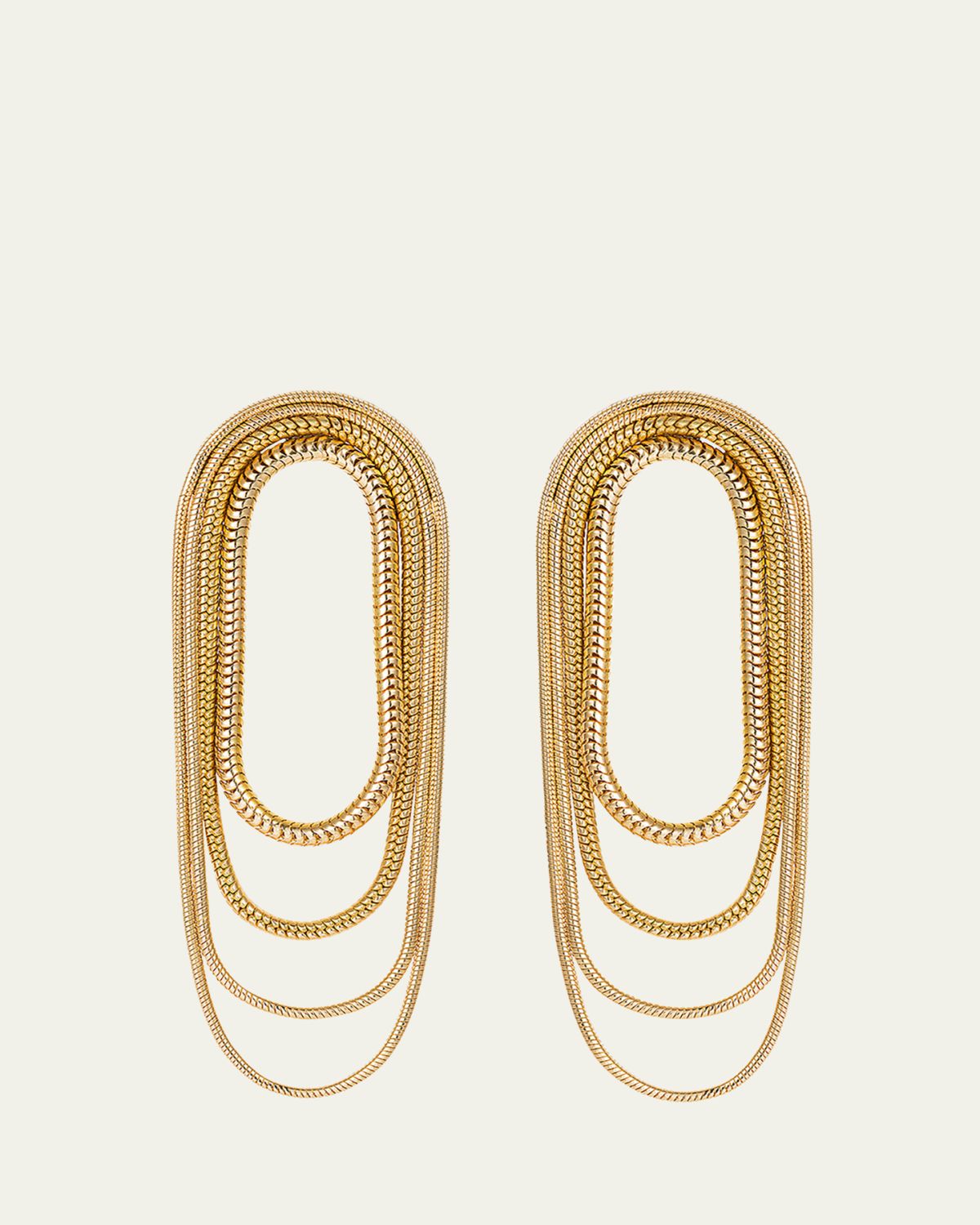 Fernando Jorge 18k Yellow Gold Multi-Chain Earrings