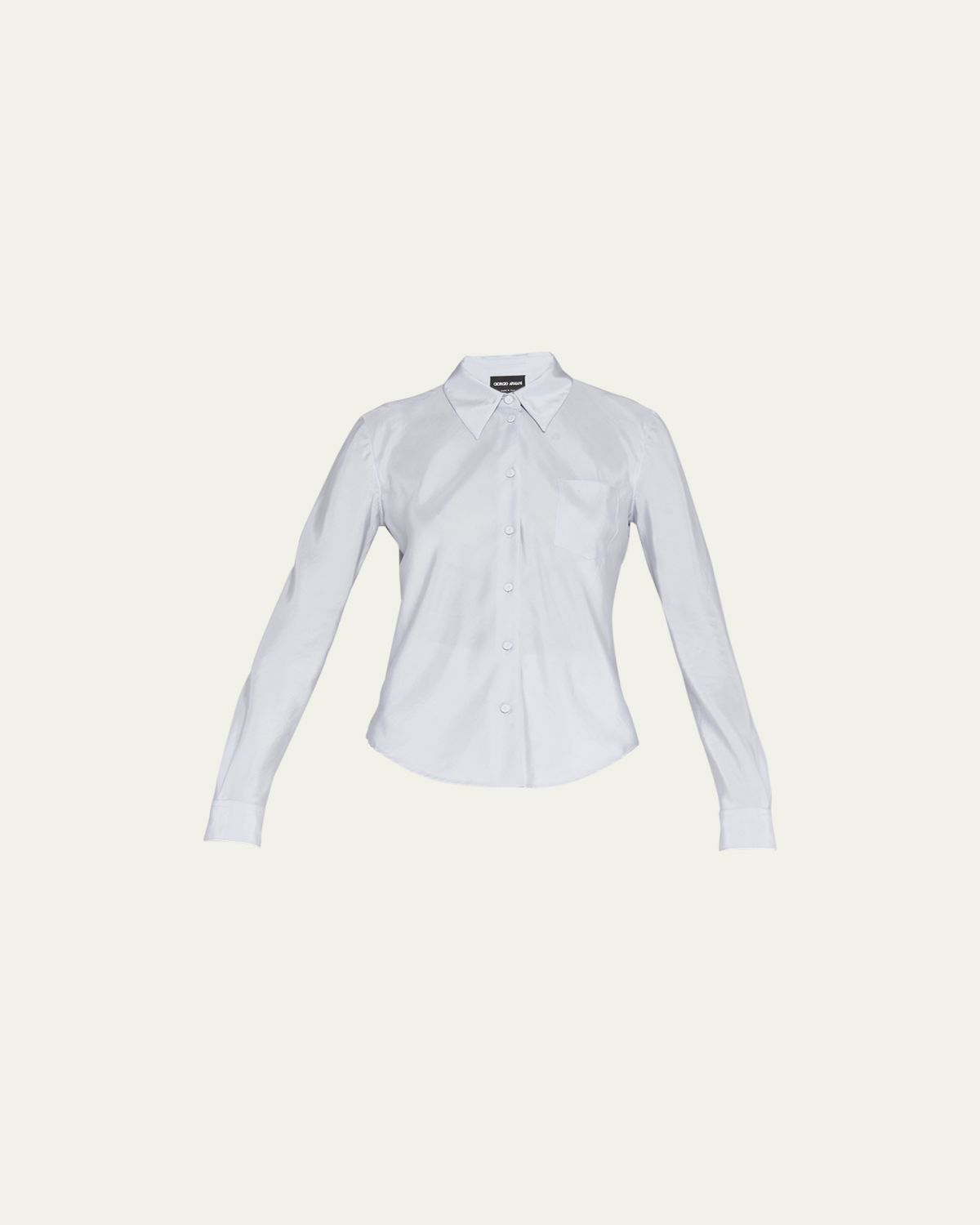 Giorgio Armani Silk Button-Down Blouse