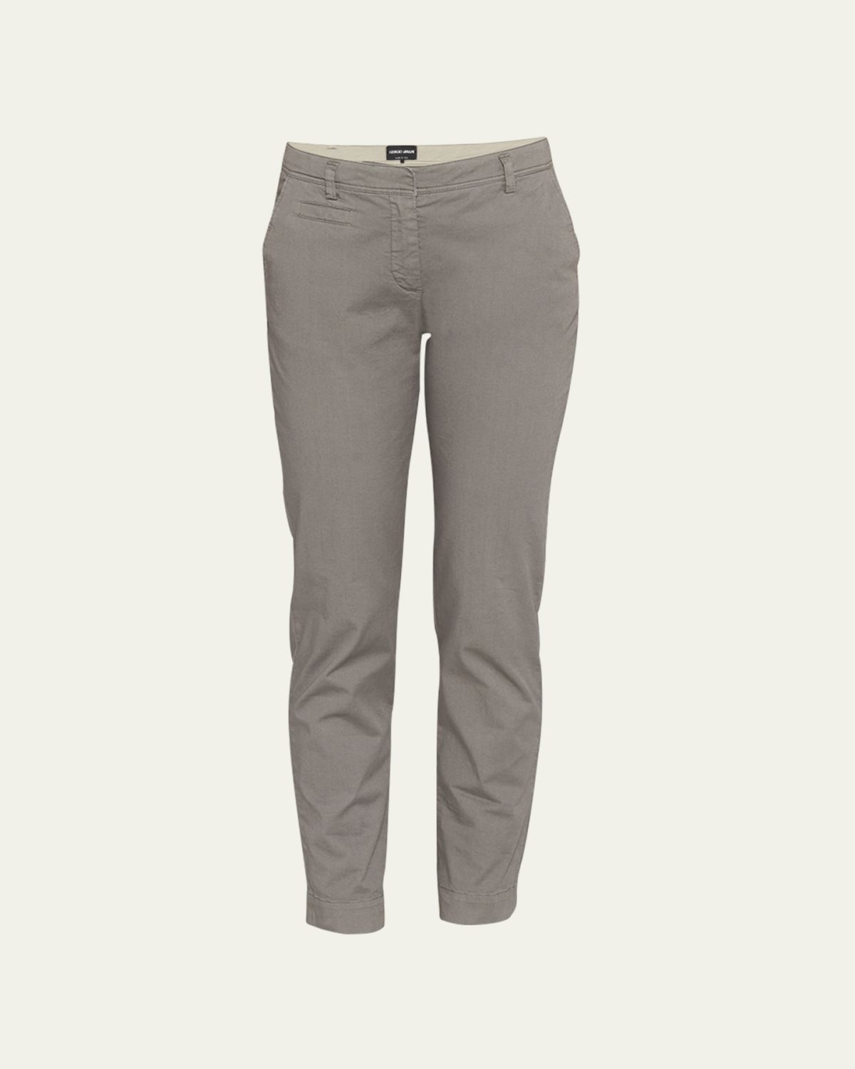 Giorgio Armani Straight-Leg Chino Ankle Pants