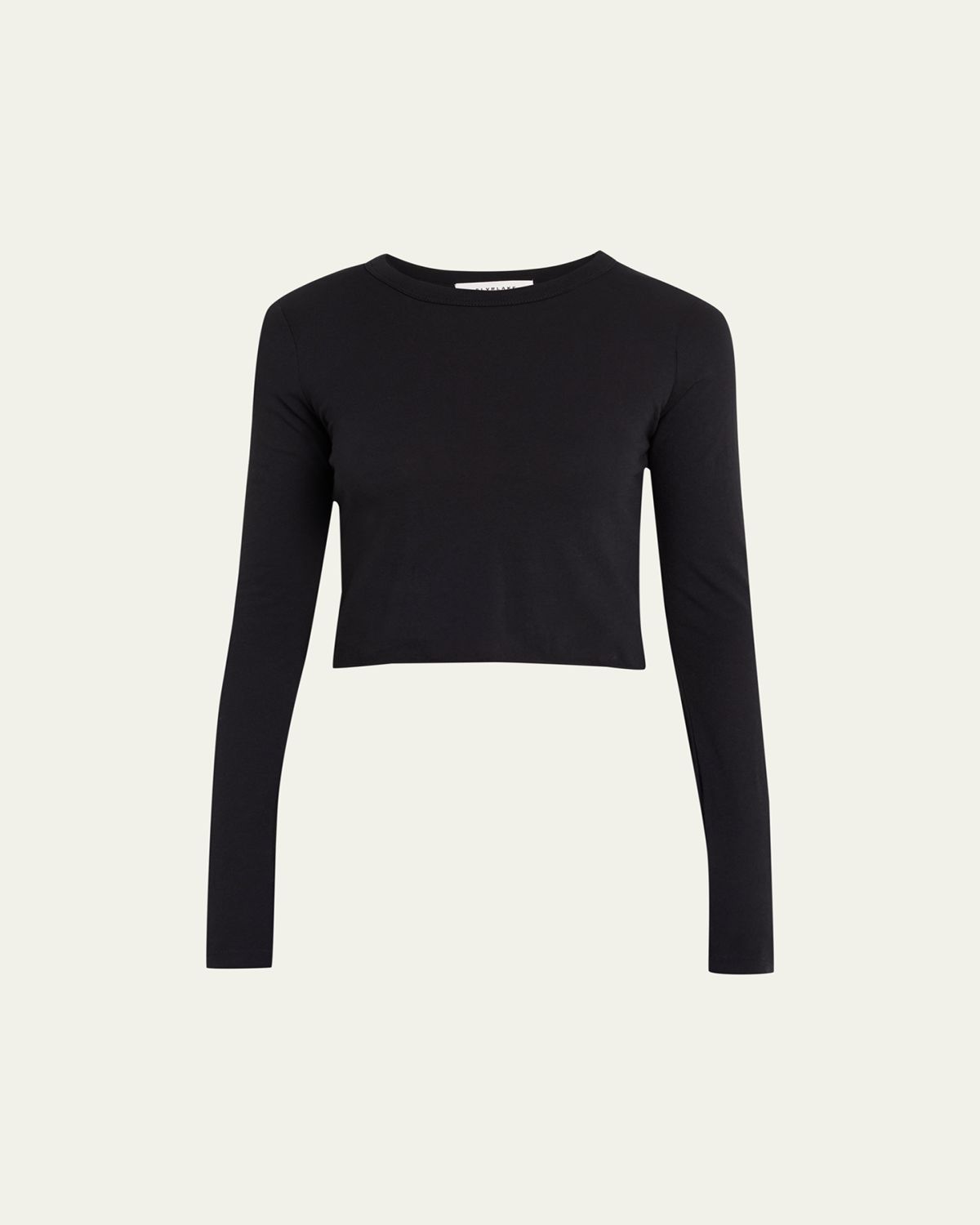 SLVRLAKE Long Sleeve Cropped Baby Tee