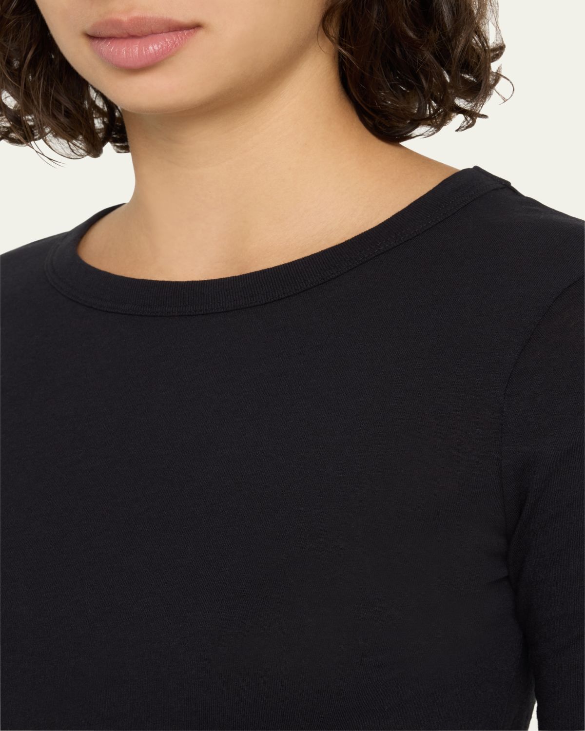 SLVRLAKE Long Sleeve Cropped Baby Tee | Thumbnail 5 SLVRLAKE Long Sleeve Cropped Baby Tee | Thumbnail 5
