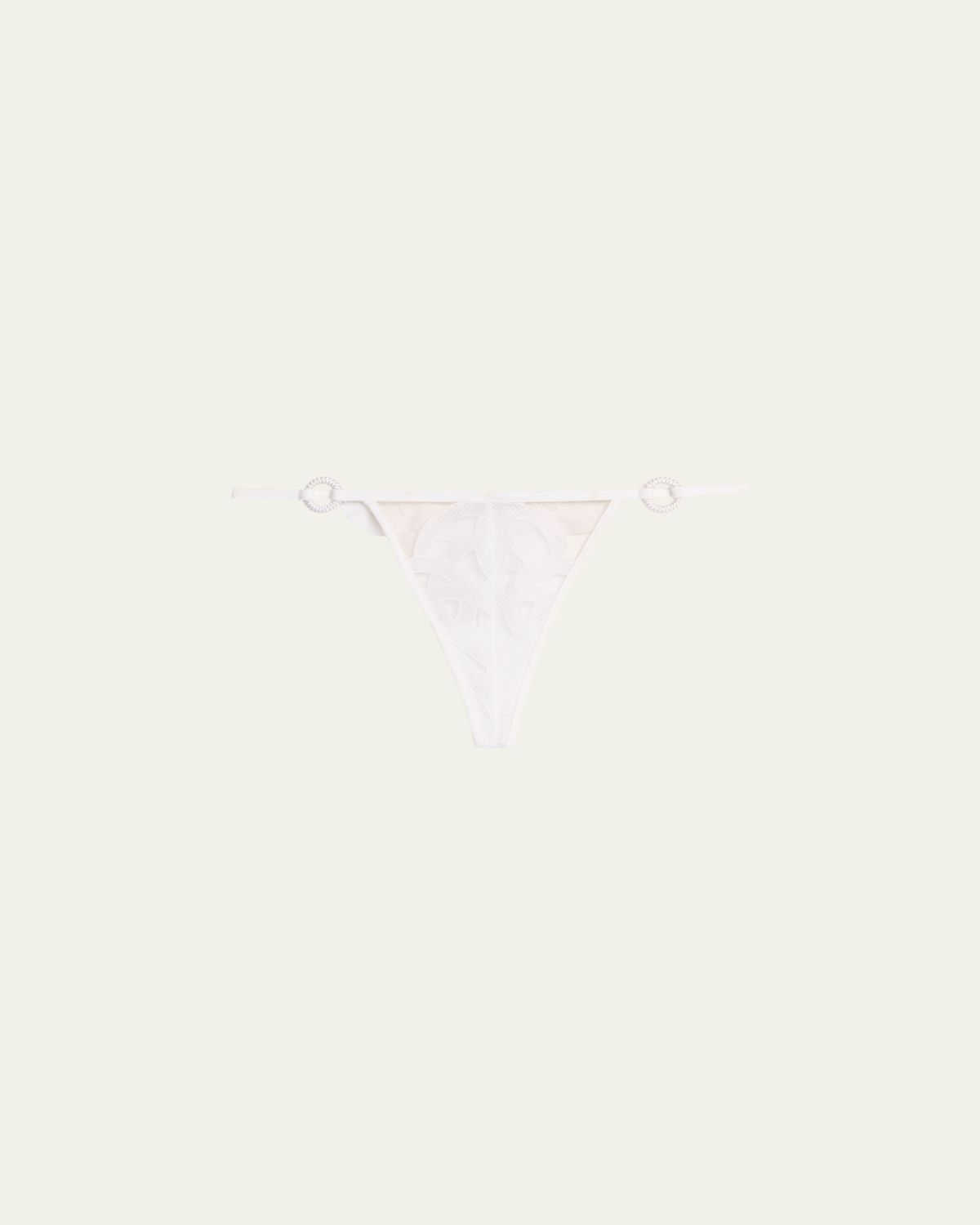 Livy Kimbaku High-Cut Embroidered Thong