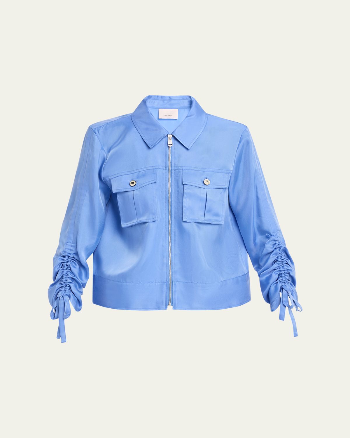 Cinq a Sept Dale Patch-Pocket Twill Jacket | Thumbnail 6 Cinq a Sept Dale Patch-Pocket Twill Jacket | Thumbnail 6