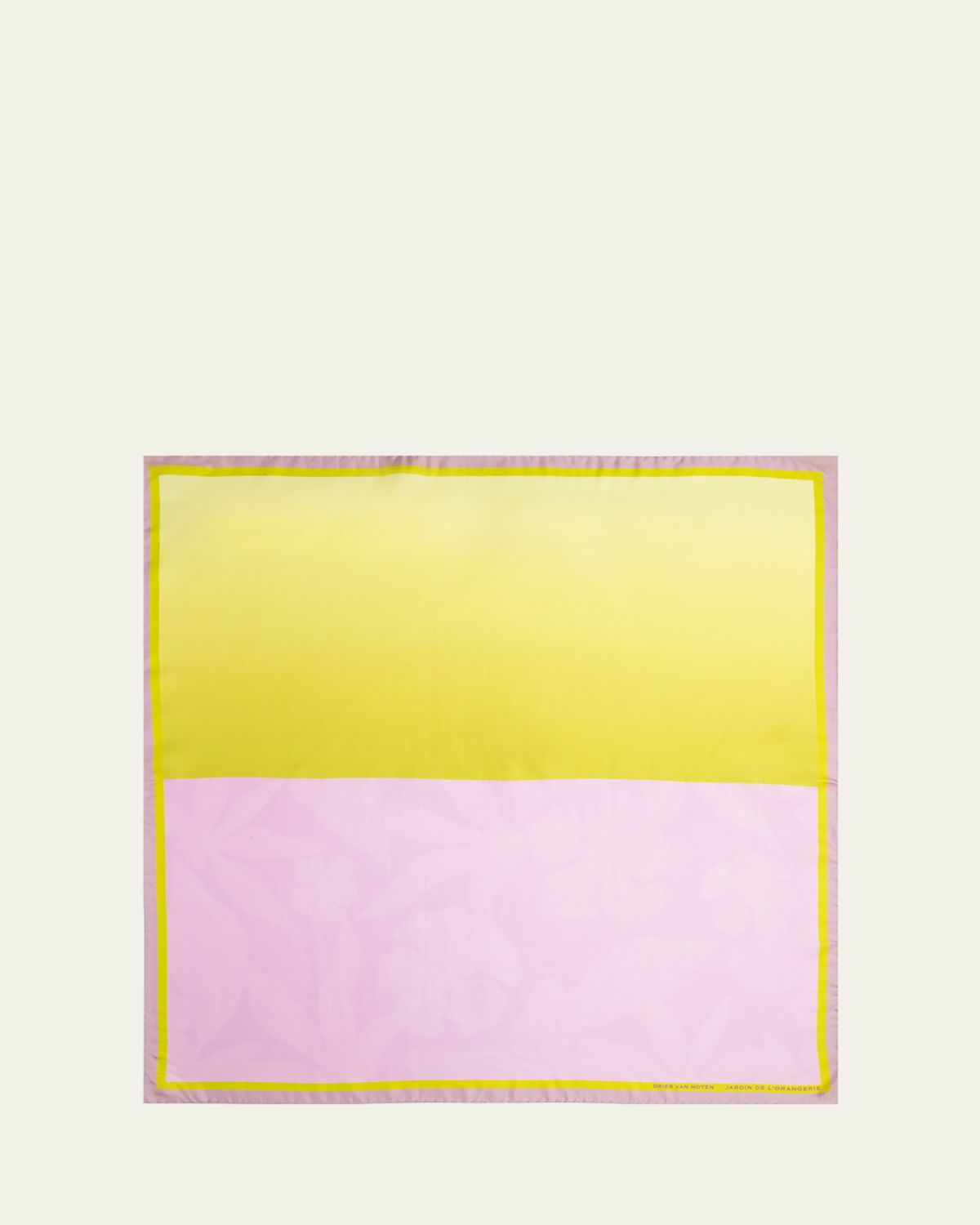 Dries Van Noten Jardin De L'Orangerie Silk Foulard