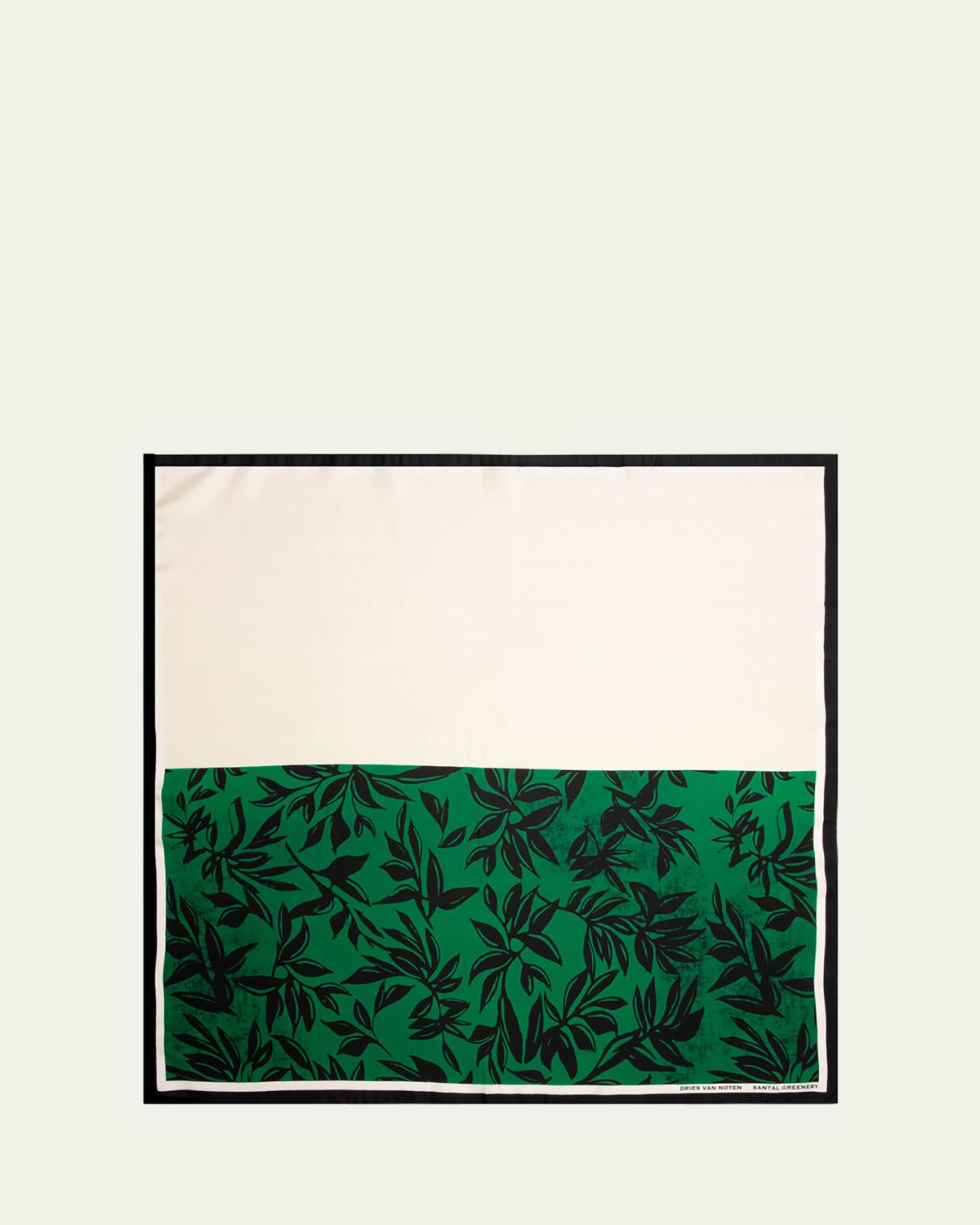 Dries Van Noten Santal Greenery Foulard