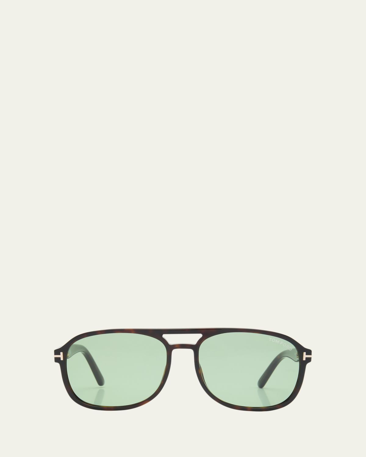 TOM FORD Havana Logo Acetate Aviator Sunglasses | Thumbnail 6 TOM FORD Havana Logo Acetate Aviator Sunglasses | Thumbnail 6