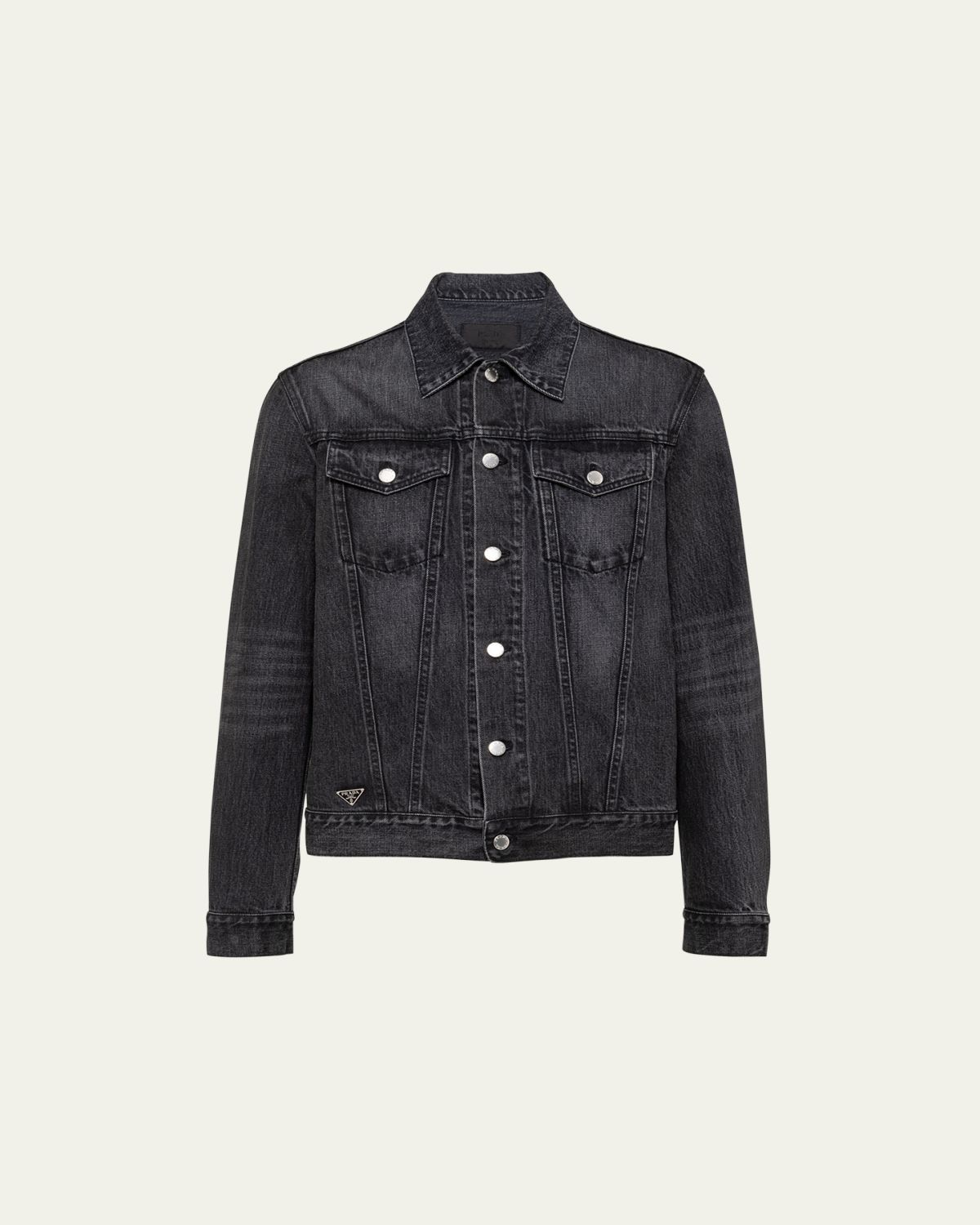 Prada Men's Denim Trucker Jacket