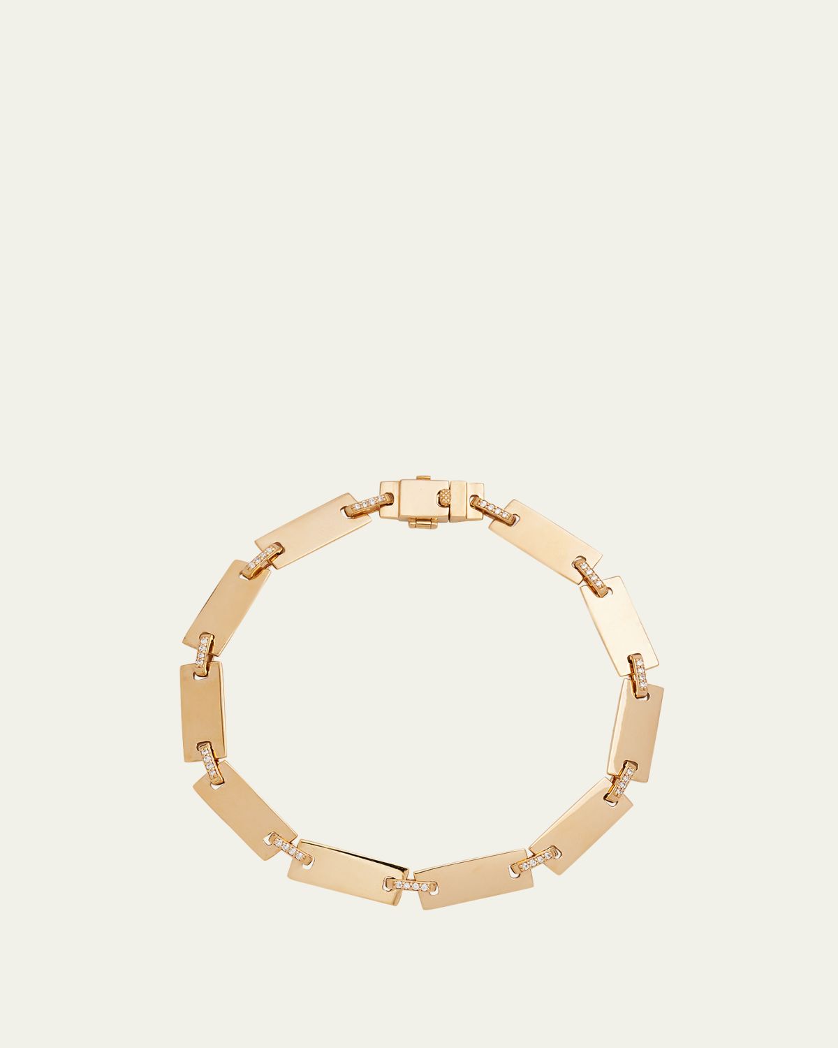Lana 14K Gold Flawless Tag Link Bracelet