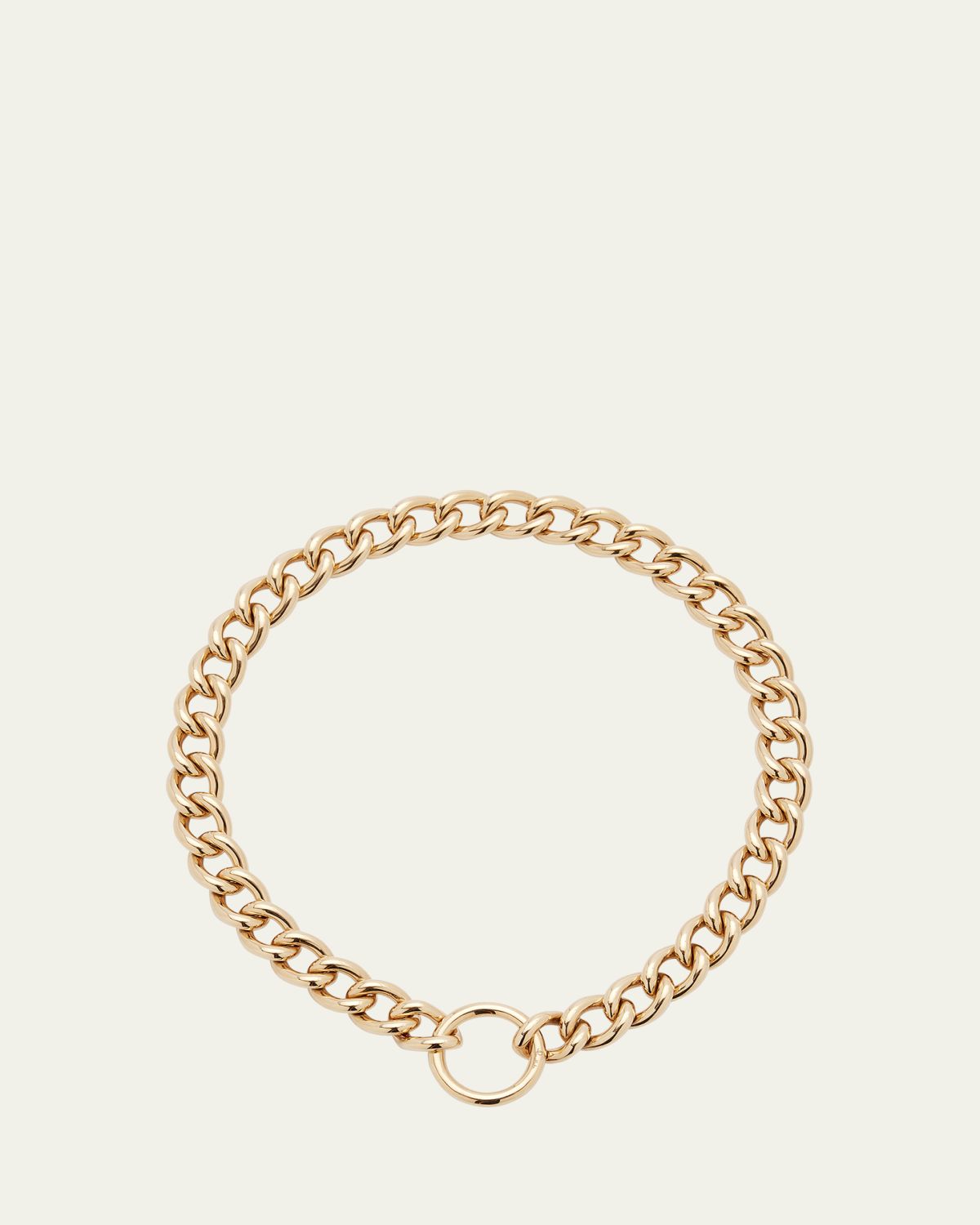 Pomellato 18K Rose Gold Catene Circle Clasp Necklace