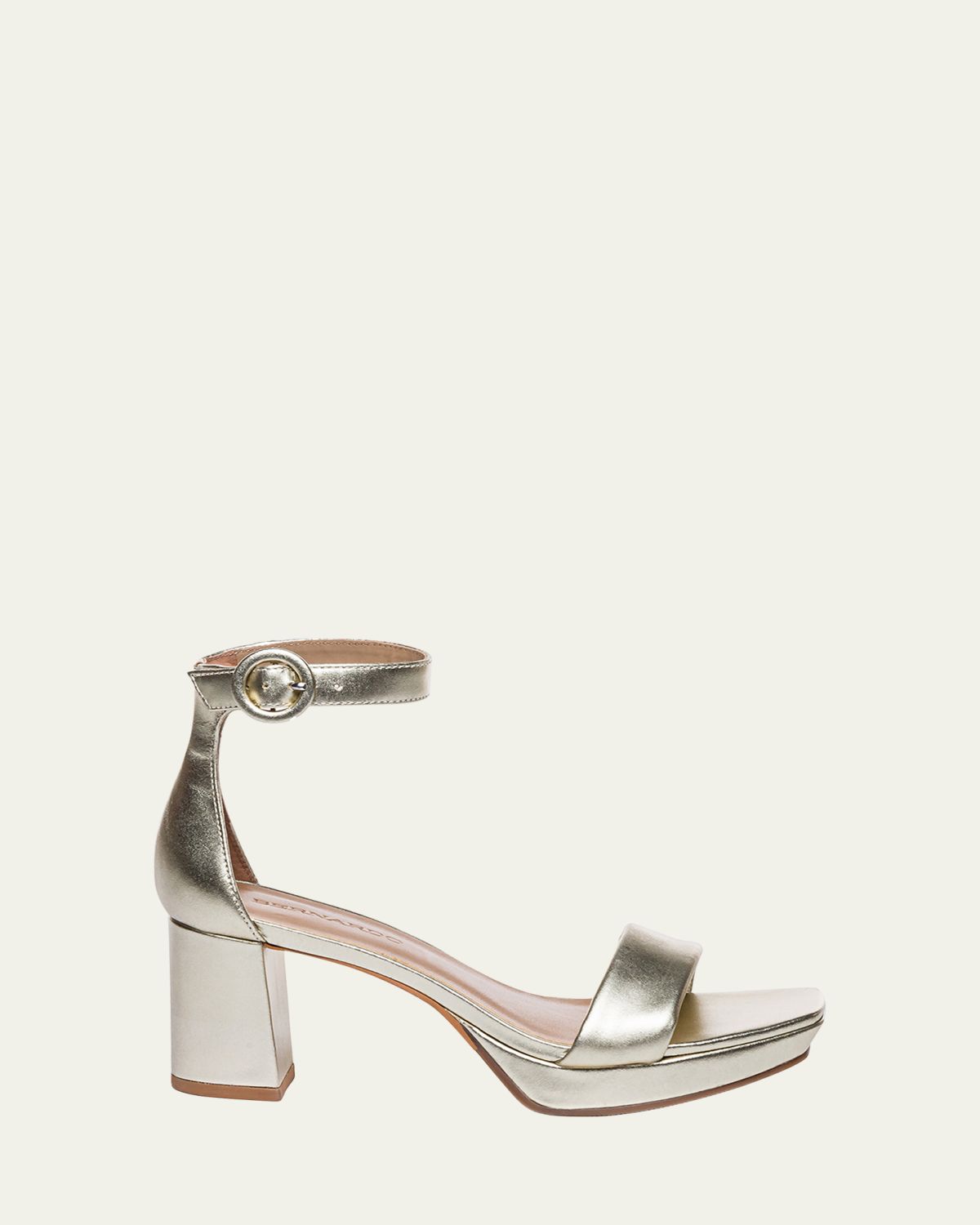 Bernardo Carla Metallic Ankle-Strap Sandals | Thumbnail 4 Bernardo Carla Metallic Ankle-Strap Sandals | Thumbnail 4