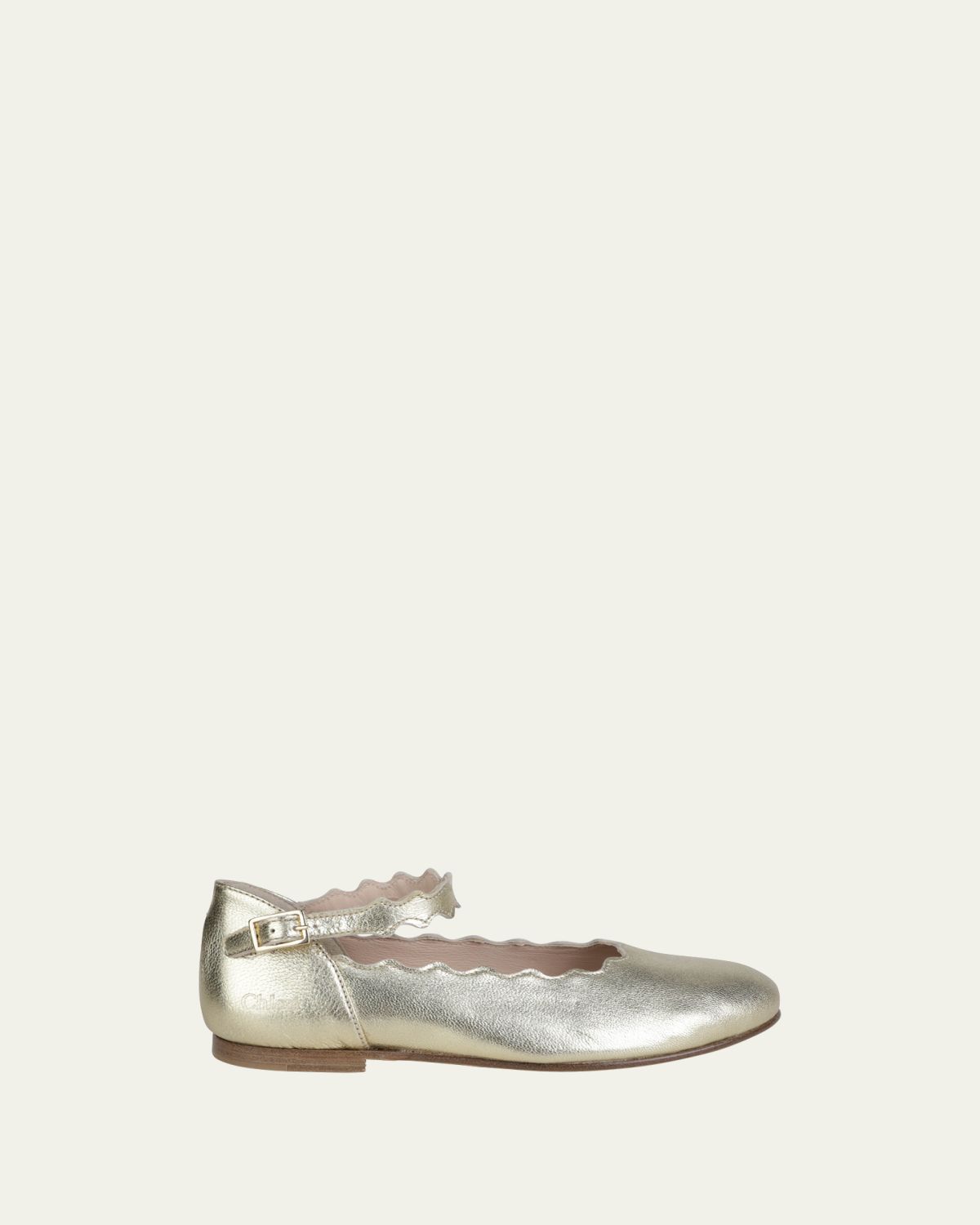Chloe Girl's Metallic Ballerina Flats, Toddlers/Kids