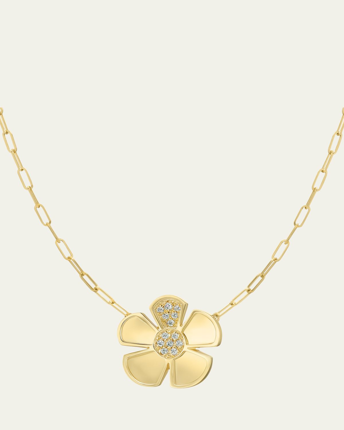 L. Klein 18k Gold Alessia Diamond Pendant Necklace