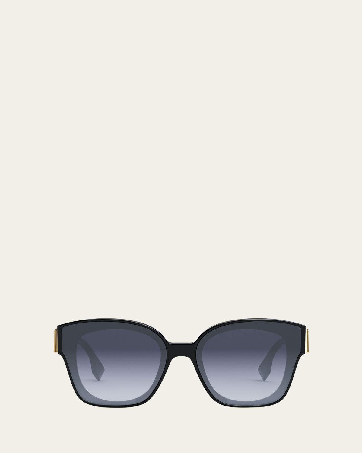 Fendi Oversized F Logo Acetate Cat-Eye Sunglasses