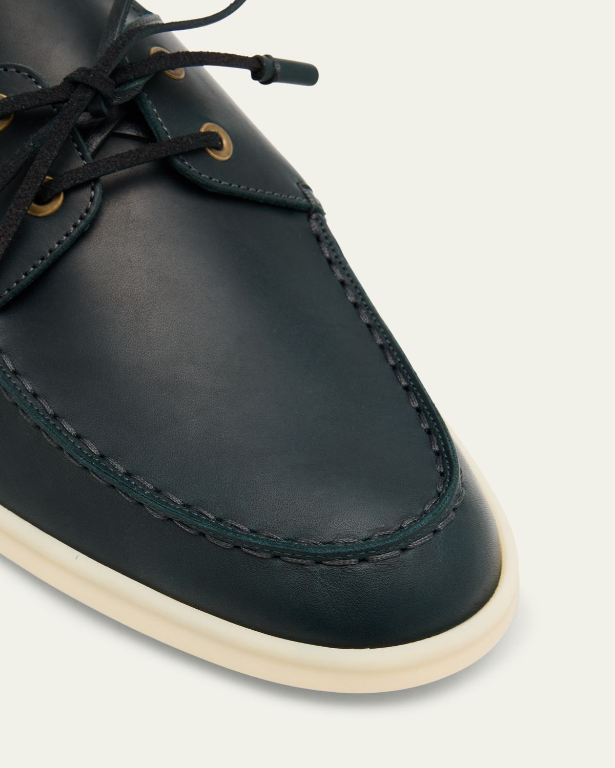 Loro Piana Men's Sea-Sail Walk Leather Boat Shoes | Thumbnail 5