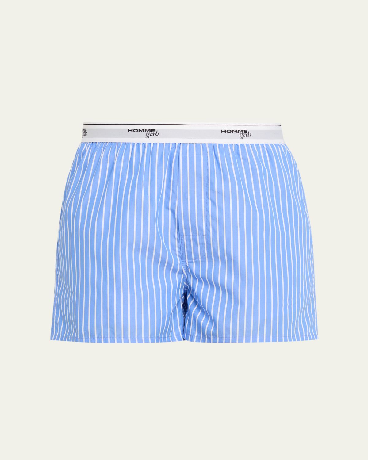 HOMMEGIRLS Classic Stripe Boxer Shorts
