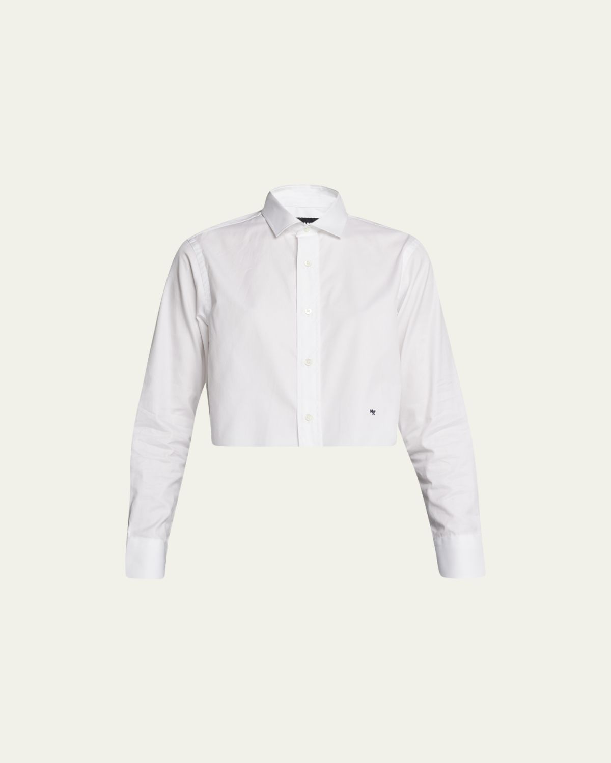 HOMMEGIRLS Boxy Cropped Shirt