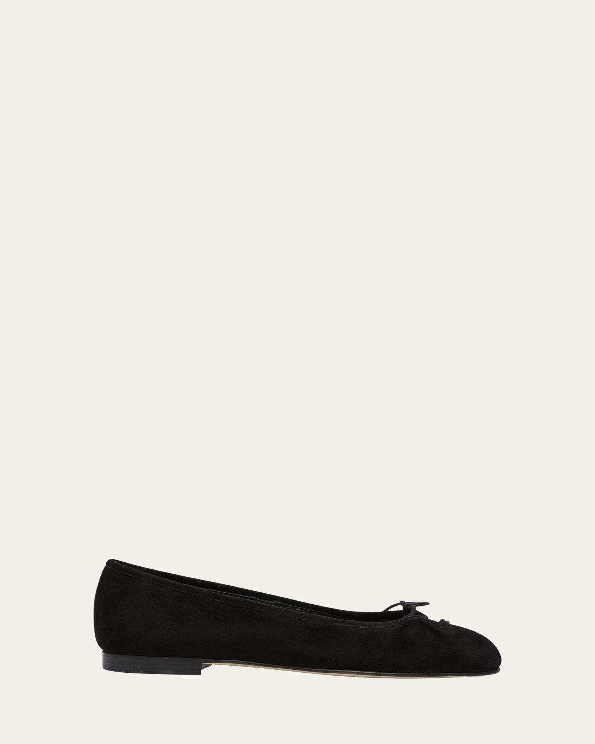 Manolo Blahnik Veralli Suede Bow Ballerina Flats | Thumbnail 6