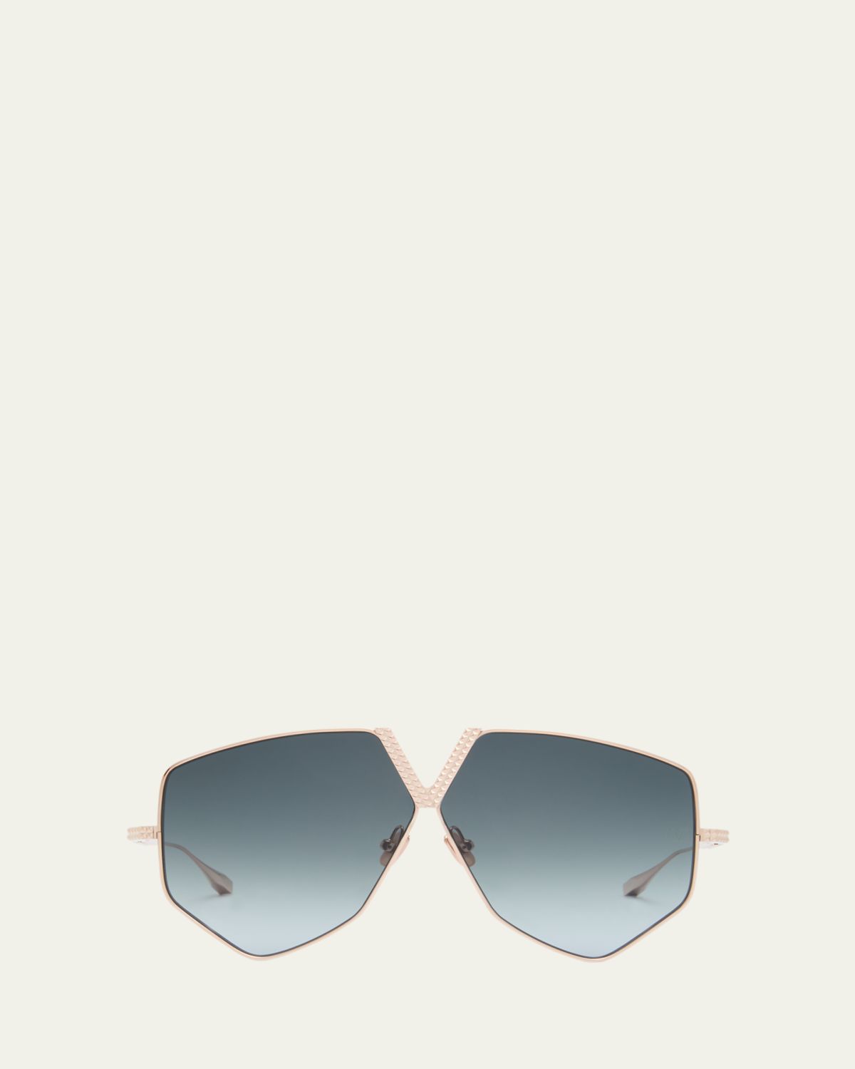 Valentino Garavani V-Hexagon Titanium Sunglasses