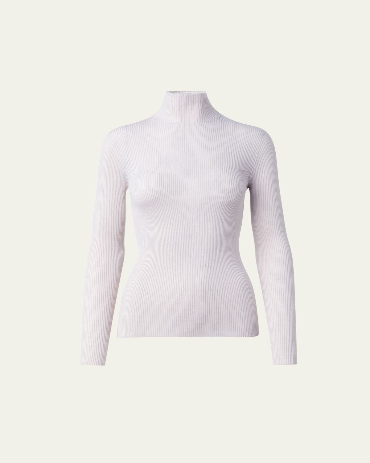 Akris Cashmere-Silk Fine Ribbed Knit Pullover | Thumbnail 10