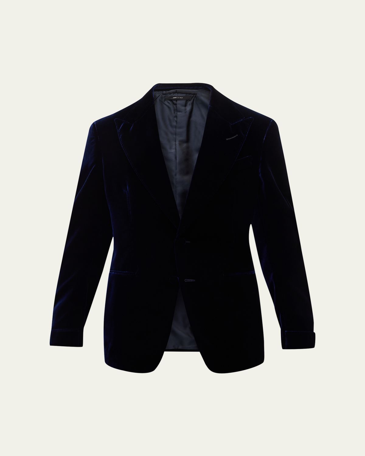 TOM FORD Men's Wool-Silk Velvet Cocktail Jacket | Thumbnail 10 TOM FORD Men's Wool-Silk Velvet Cocktail Jacket | Thumbnail 10