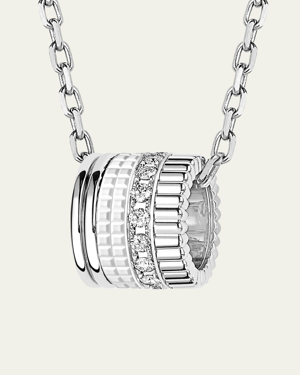 Boucheron Quatre Double White Edition Pendant, Large Model