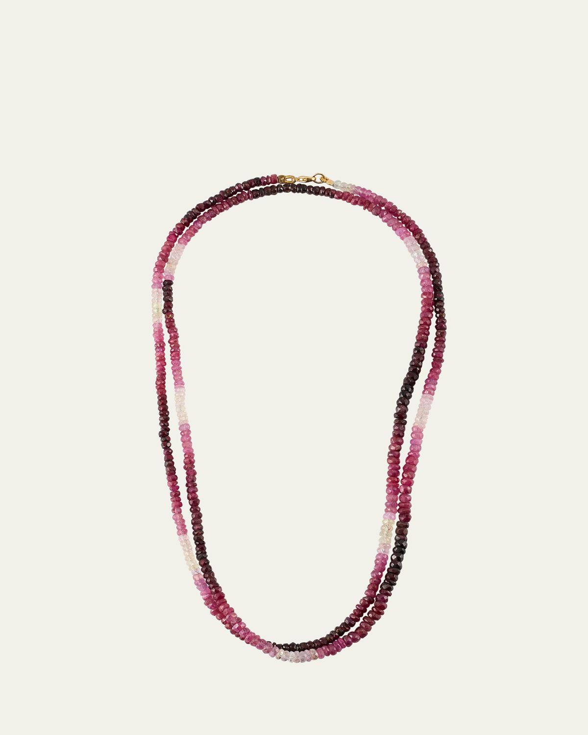 JIA JIA Ombre Ruby Sapphire Long Necklace