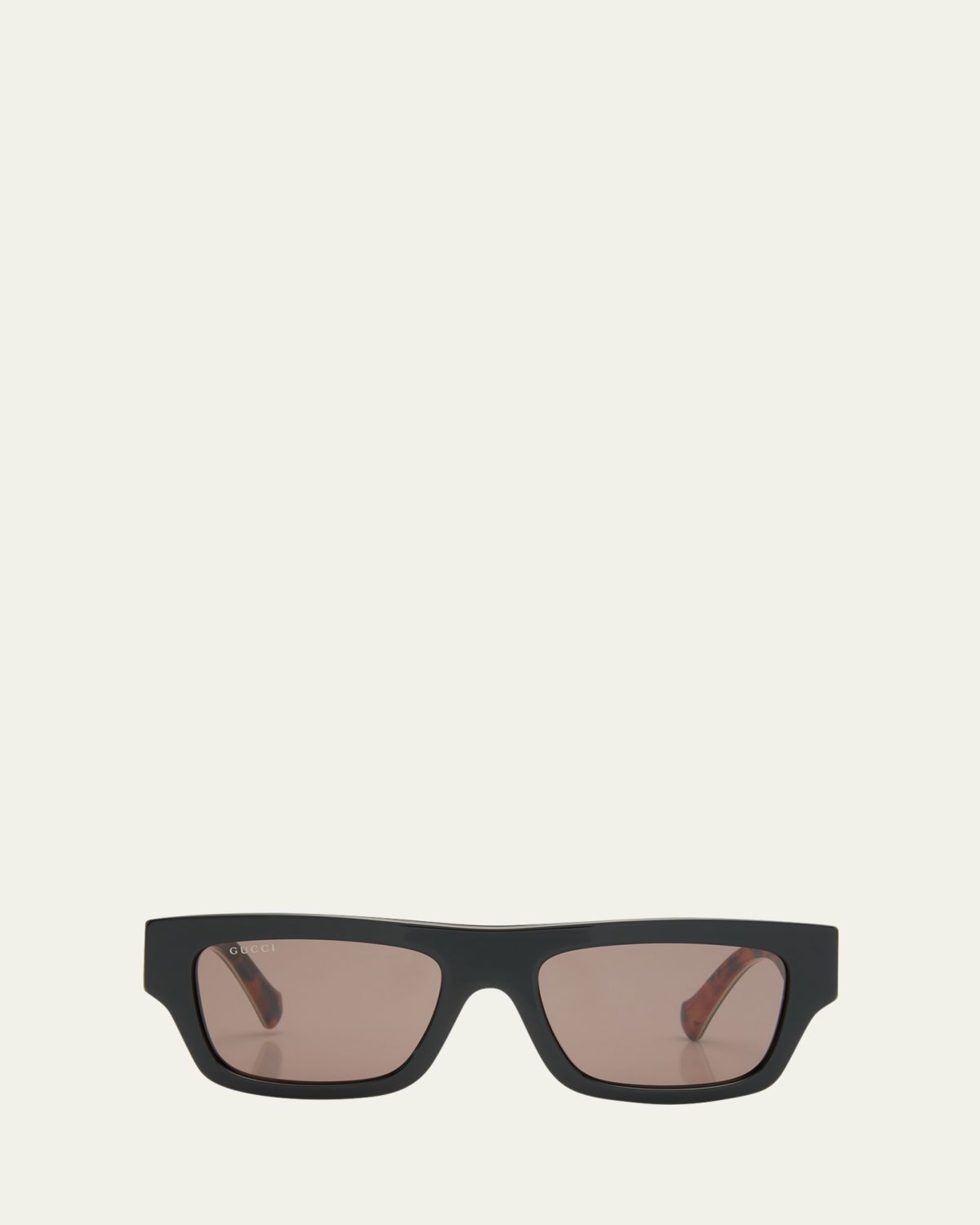 Gucci Men's Acetate Rectangle Sunglasses