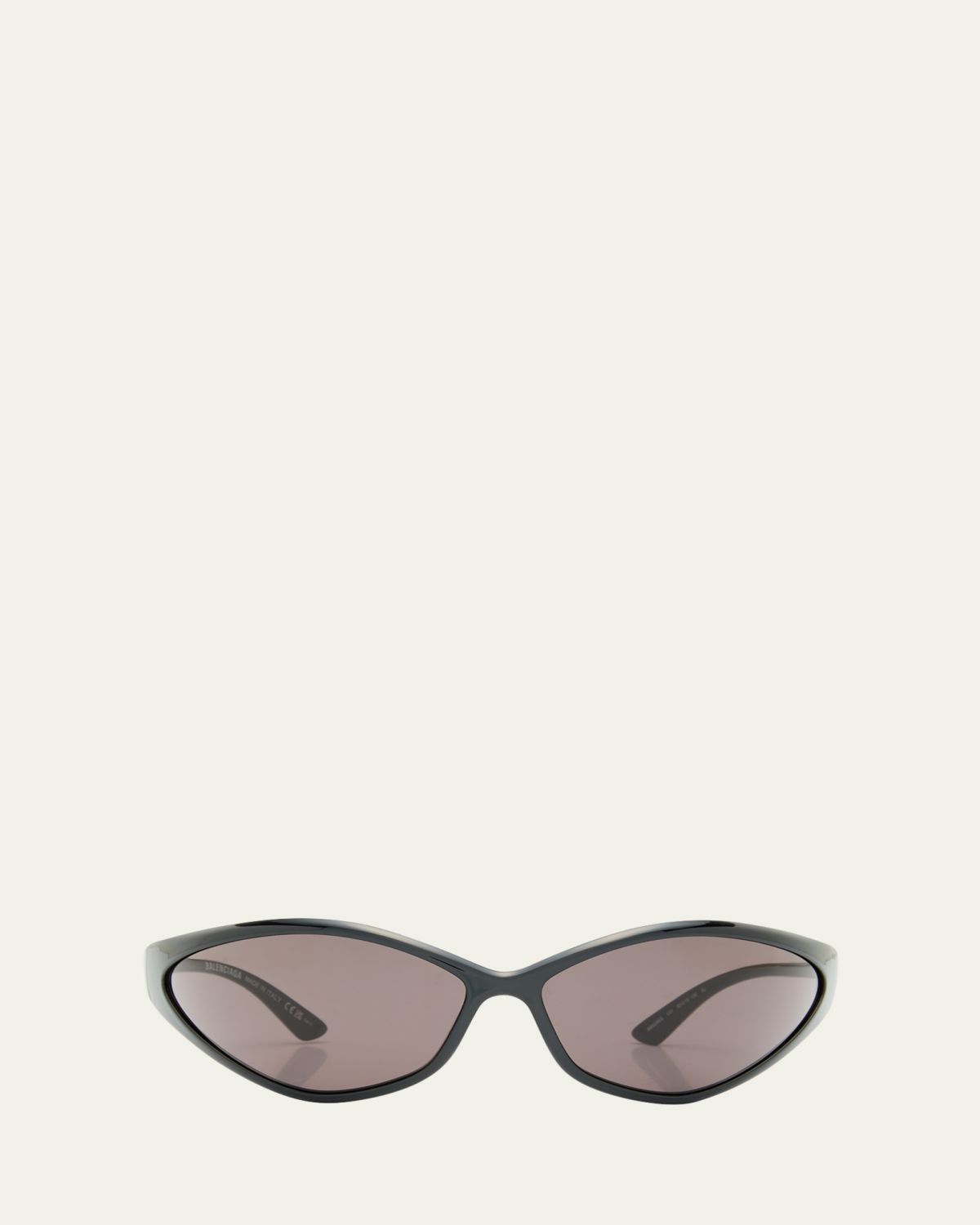 Balenciaga Men's Acetate Wrap Sunglasses