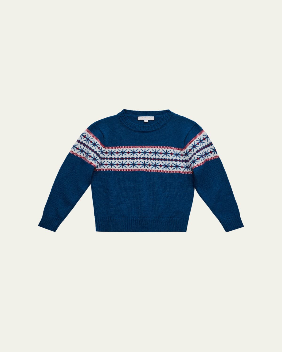 Mariella Ferrari Boy's Fairisle Knitted Sweater, Size 3-12