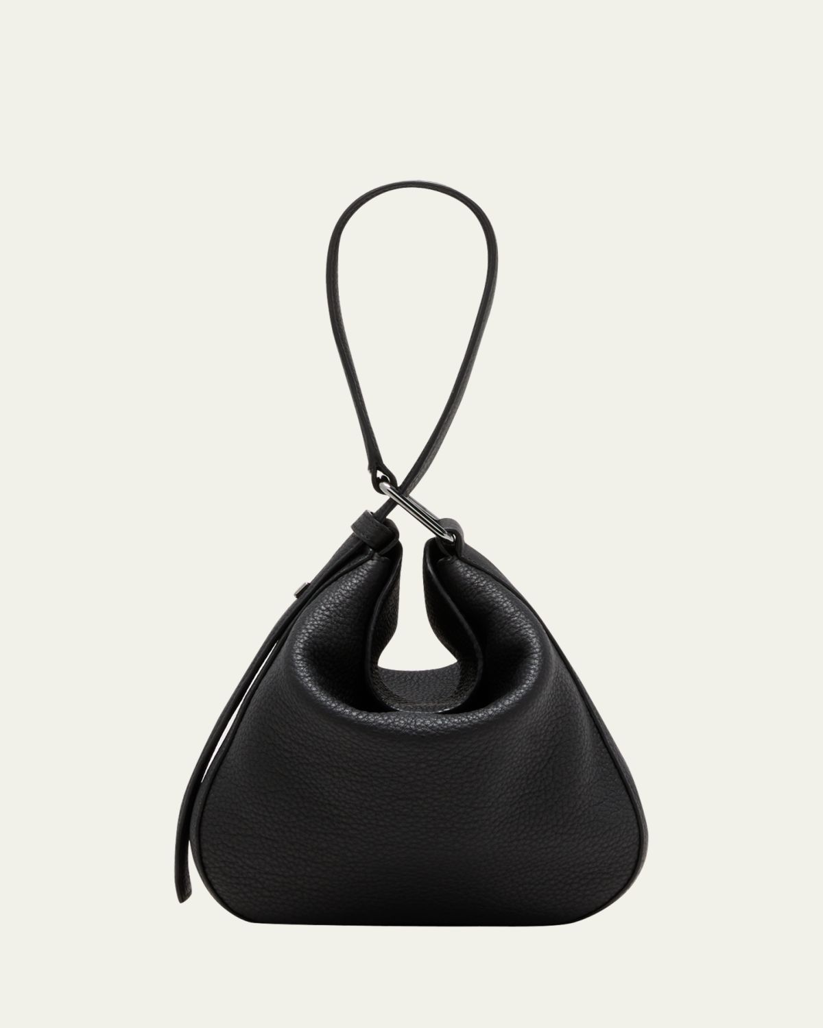 Akris Anna Little Leather Hobo Bag