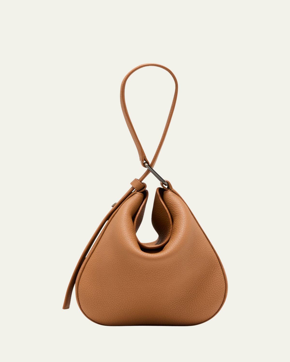 Akris Anna Little Leather Hobo Bag