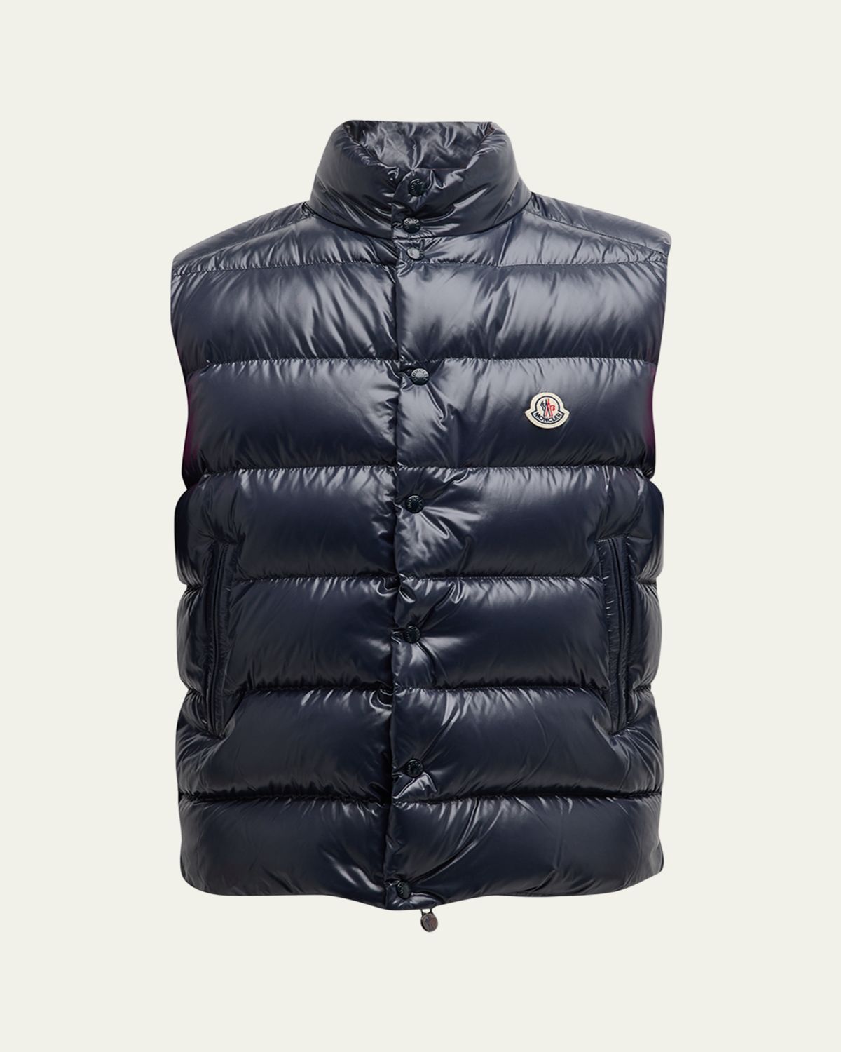 Moncler Men's Tibb Nylon Laque Vest